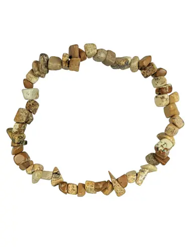 Bracelet baroque Jaspe bois