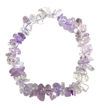 Bracelet baroque Améthyste claire
