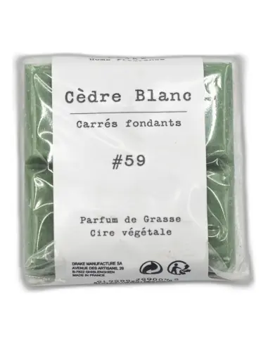 Fondants parfumés senteur "Cèdre Blanc" | Drake Home Fragrances