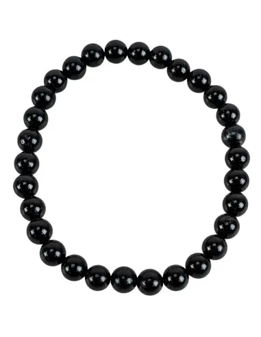 Bracelet Tourmaline Noire | Boules 6mm