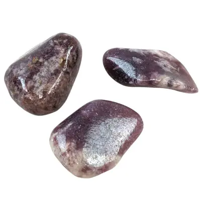 Lépidolite - Pierres roulées 35/40g