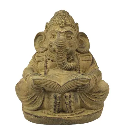 Statuette Ganesh en Pierre 20cm
