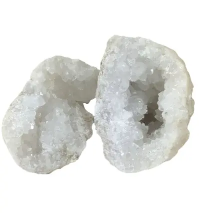 Géode Entière de Cristal de Roche Naturel - 960g à 1,4kg