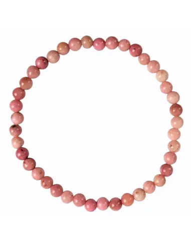 Bracelet Rhodochrosite - boules 4 à 5mm