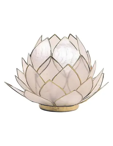 Bougeoir Photophore Fleur de Lotus en éclosion