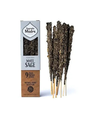 Encens Premium Sauge Blanche 9 bâtons | Sagrada Madre