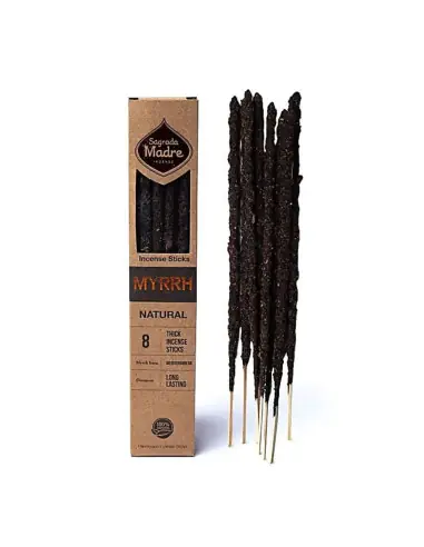 Encens Premium Myrrhe 8 bâtons | Sagrada Madre