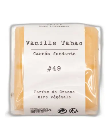 Fondants parfumés senteur "Vanille Tabac" | Drake Home Fragrances