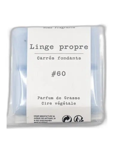 Fondants parfumés senteur "Linge propre" | Drake Home Fragrances