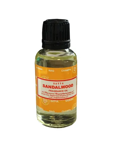 Huile parfumée Bois de Santal 30ml | Satya Sai baba