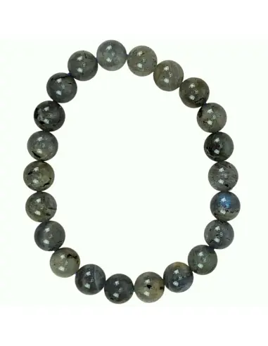 Bracelet en Labradorite AB | Boules 8mm