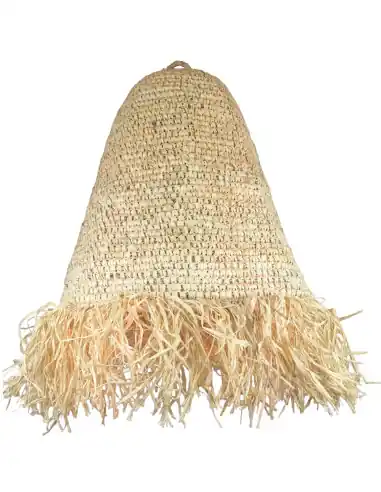 Suspension Bohème "Reva" en Raphia naturel 60x50cm