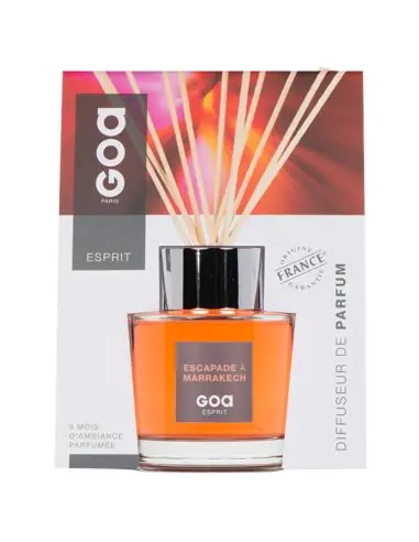 Goatier Esprit Escapade à Marrakech - Diffuseur de Parfum à tiges de rotin Goa - 200ml