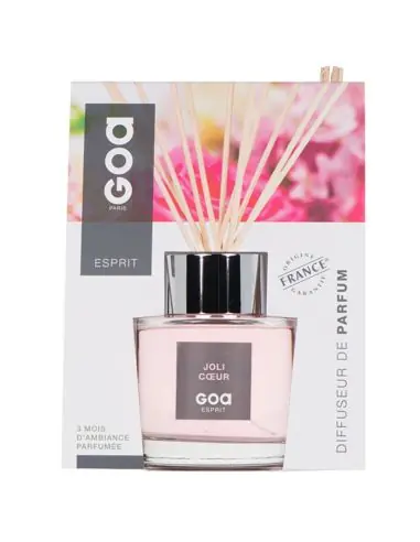 Goatier Esprit Joli Cœur - Diffuseur de Parfum à tiges de rotin Goa - 200ml