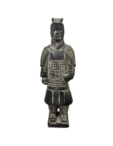 Statue Guerrier Chinois Xian en Terre Cuite 20cm