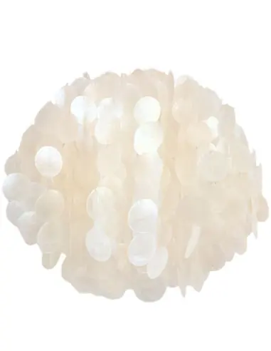 Suspension Bohème "Awan" en nacre de Capiz ⌀50cm