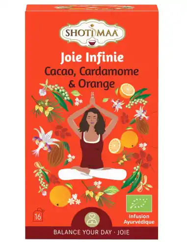 Infusion Ayurvédique Bio Joie Infinie - Cacao, Cardamome & Orange | Shoti Maa Harmonie