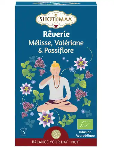 Infusion Ayurvédique Bio Rêverie - Mélisse, Valérianne & Passiflore | Shoti Maa Harmonie