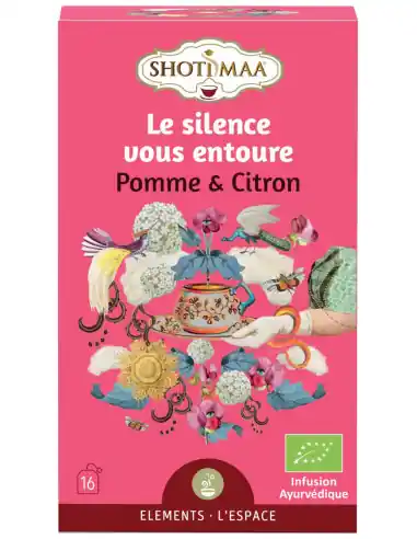 Infusion Ayurvédique Bio Le silence vous entoure - Pomme & Citron | Shoti Maa Éléments