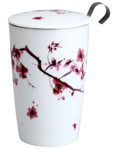 Tisanière Double Paroi "Cherry Blossom" 350ml | Teaeve