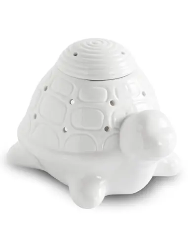 Brûle-parfum Franklin | Tortue en Céramique Blanche