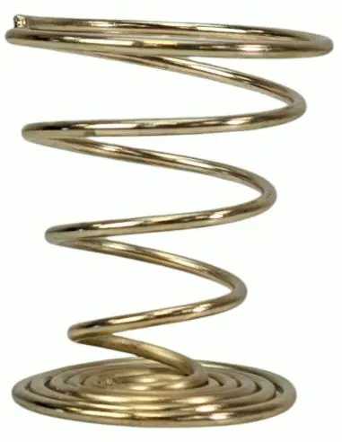 Support Spirale en Métal doré pour Sauge & Palo Santo
