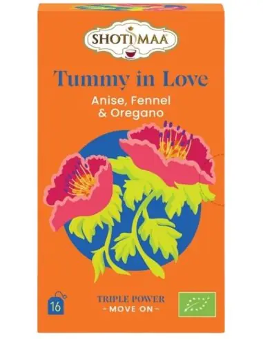 Infusion Bio "Tummy in Love" Anis, Fenouil & Origan | Shoti Maa - Gamme Triple Pouvoir
