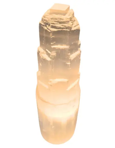 Lampe "Grand Atlas" en Sélénite naturelle 30cm
