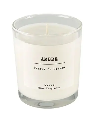 Bougie parfumée artisanale "Ambre" 35 heures | Drake
