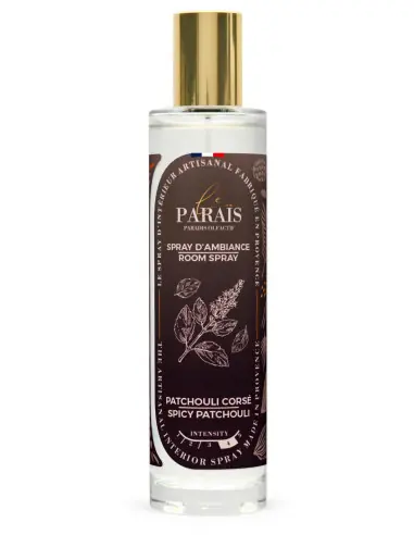 Spray d'ambiance "Patchouli corsé" 100ml | Le Paraïs
