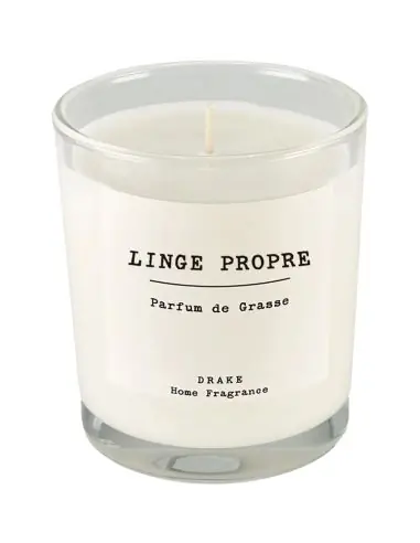 Bougie parfumée artisanale "Linge Propre" 35 heures | Drake