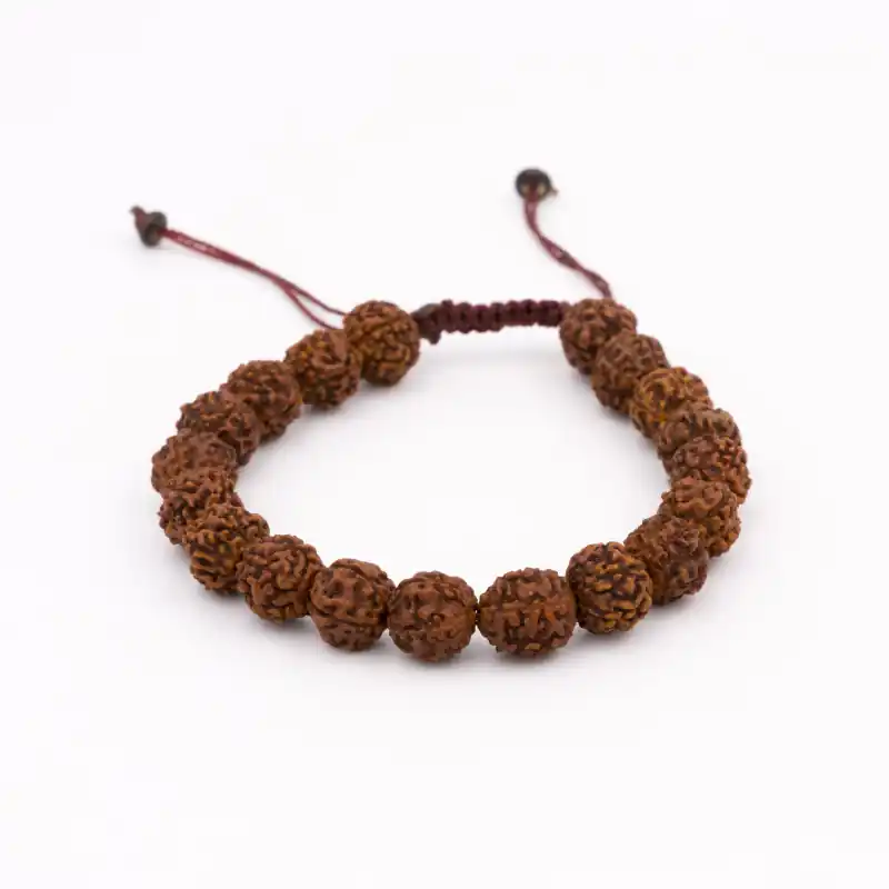 Bracelet mâlâ en graines de rudraksha - 10 mm