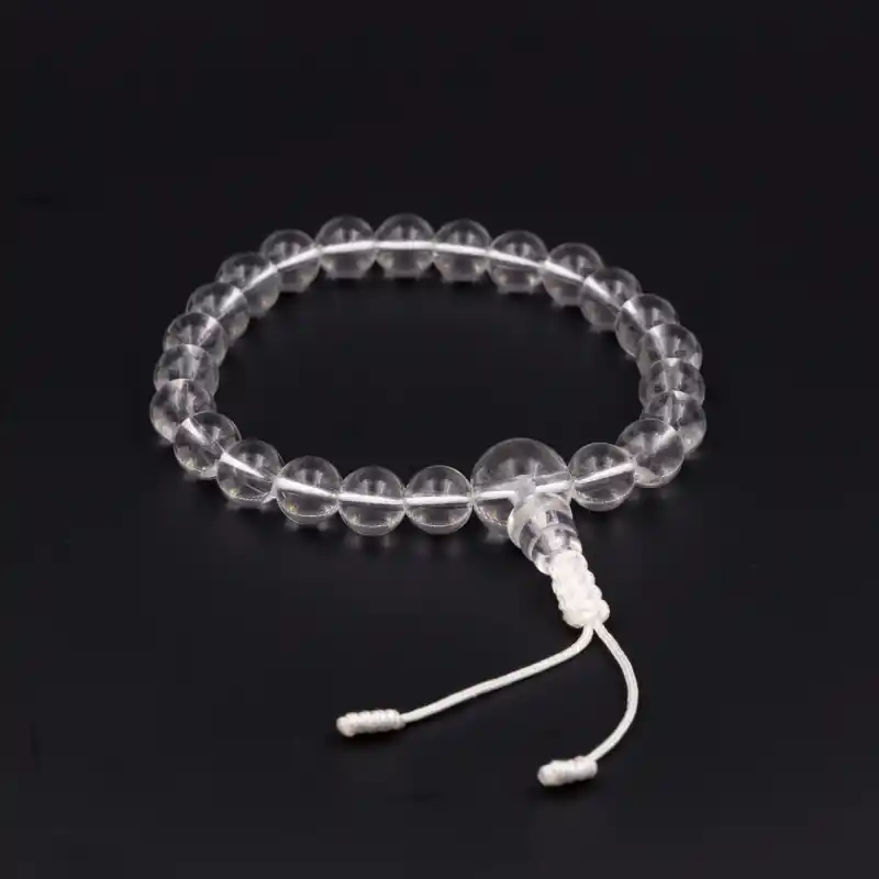 Bracelet tibétain cristal de roche