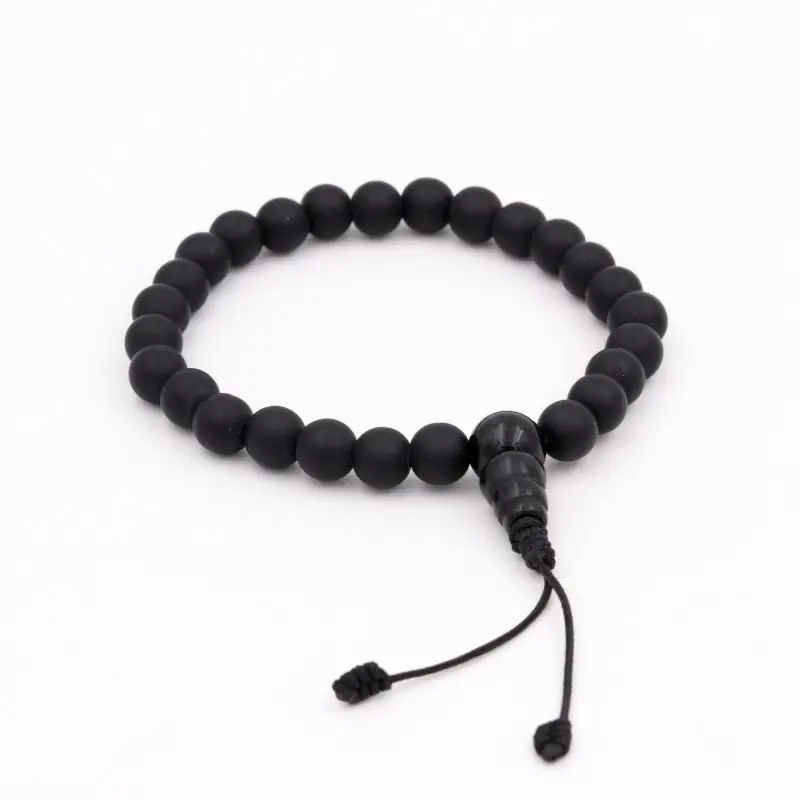 Bracelet de protection divine en perles de shaligram