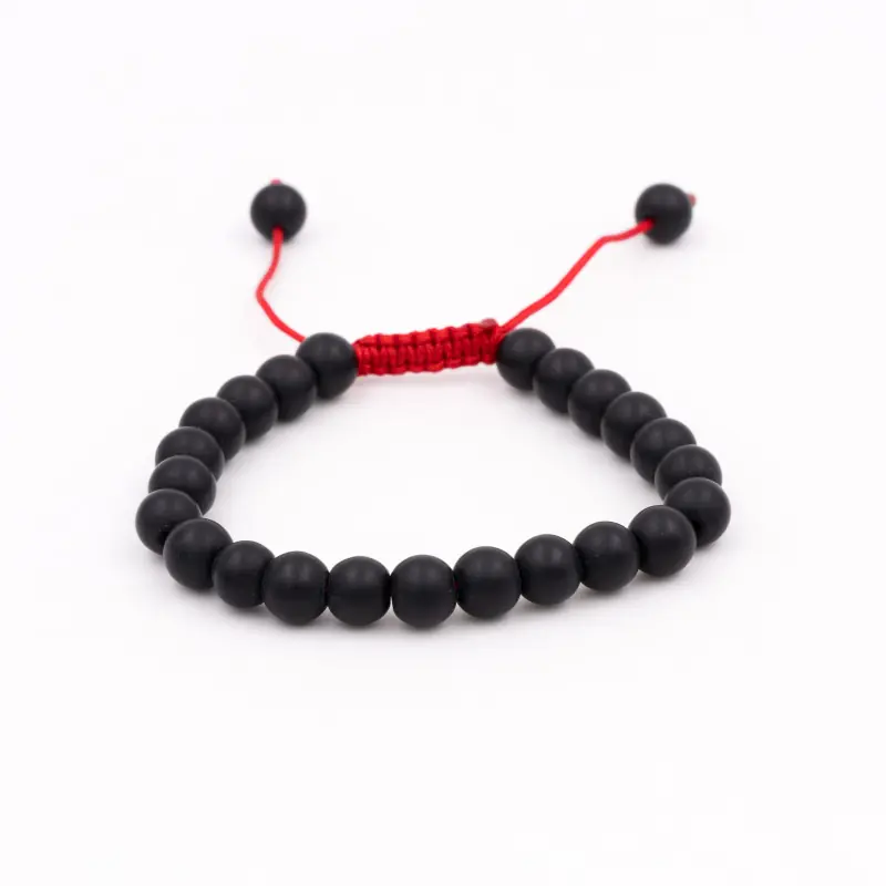 Bracelet mâlâ en perles de shaligram