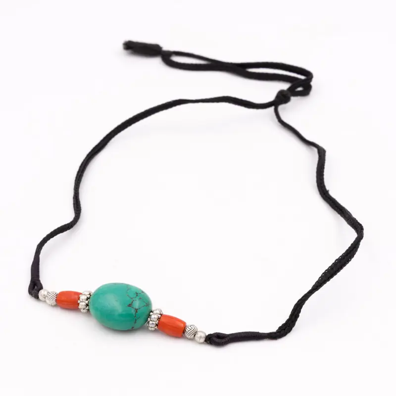 Collier tibétain "Snu Nepali Maya"