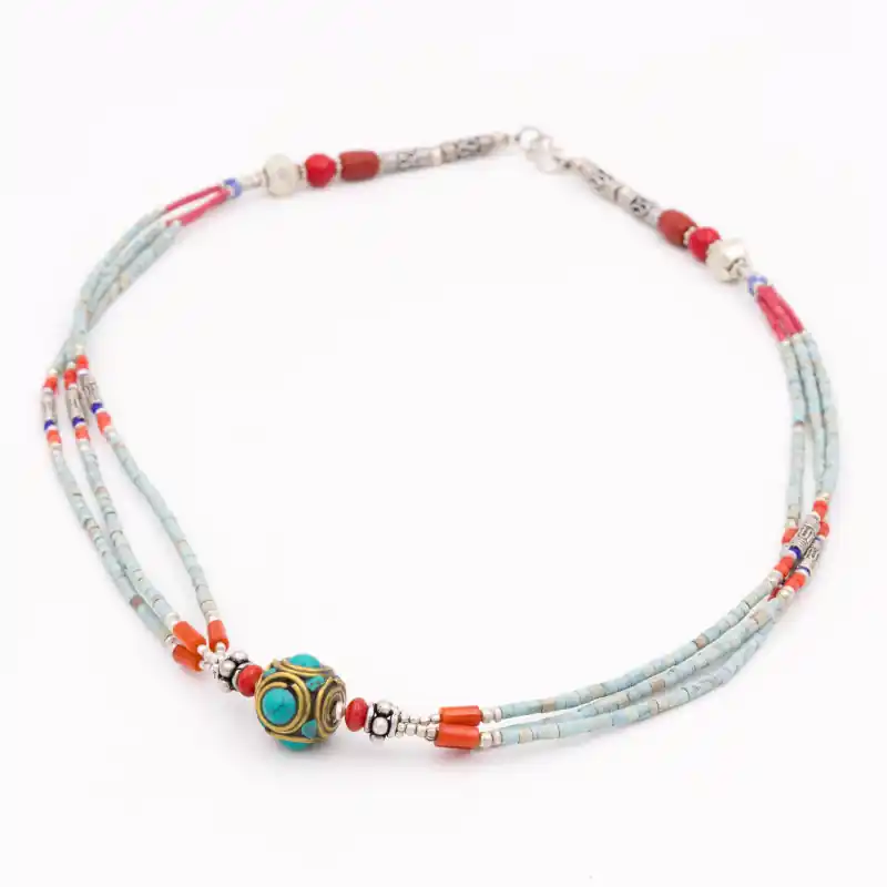 Collier ethnique "Dolma"