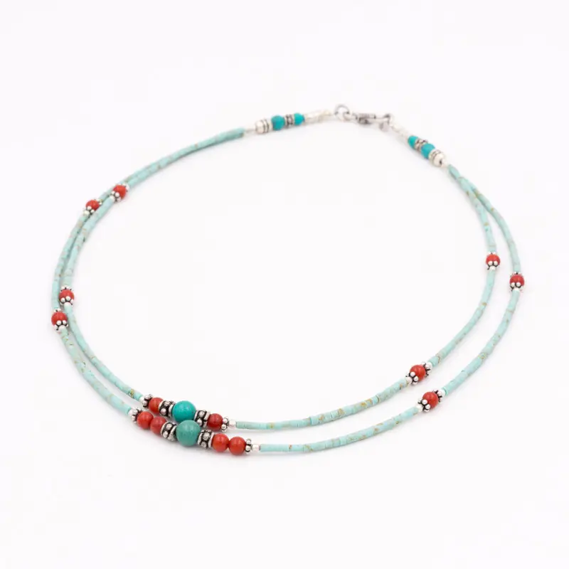 Collier tibétain "Gyatso"