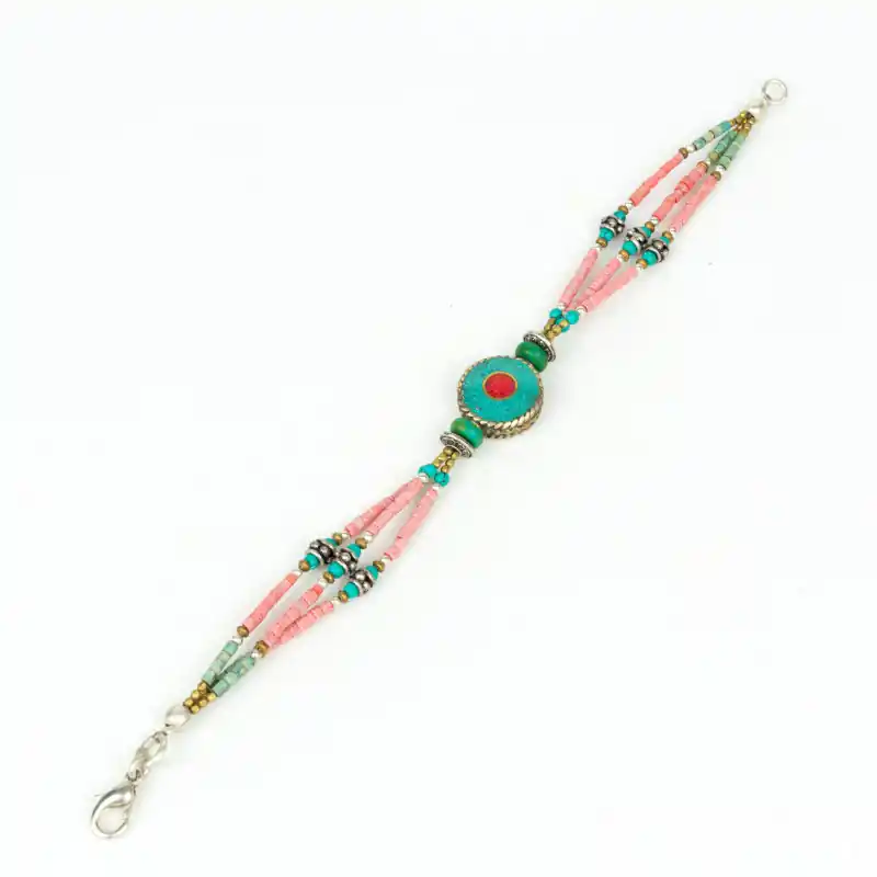 Bracelet tibétain Roue Céleste