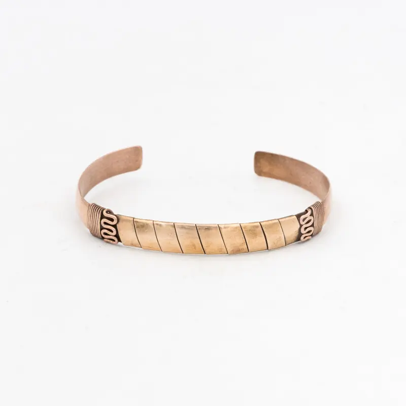 Bracelet serpent en cuivre pur