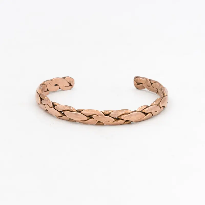 Bracelet écailles de serpent en cuivre