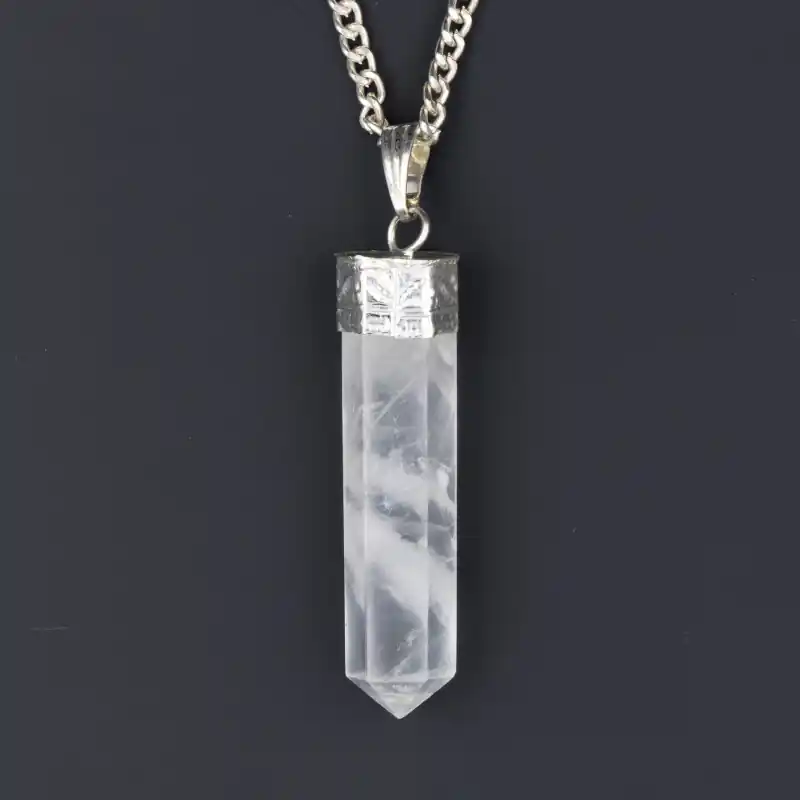 Pendentif cristal de roche