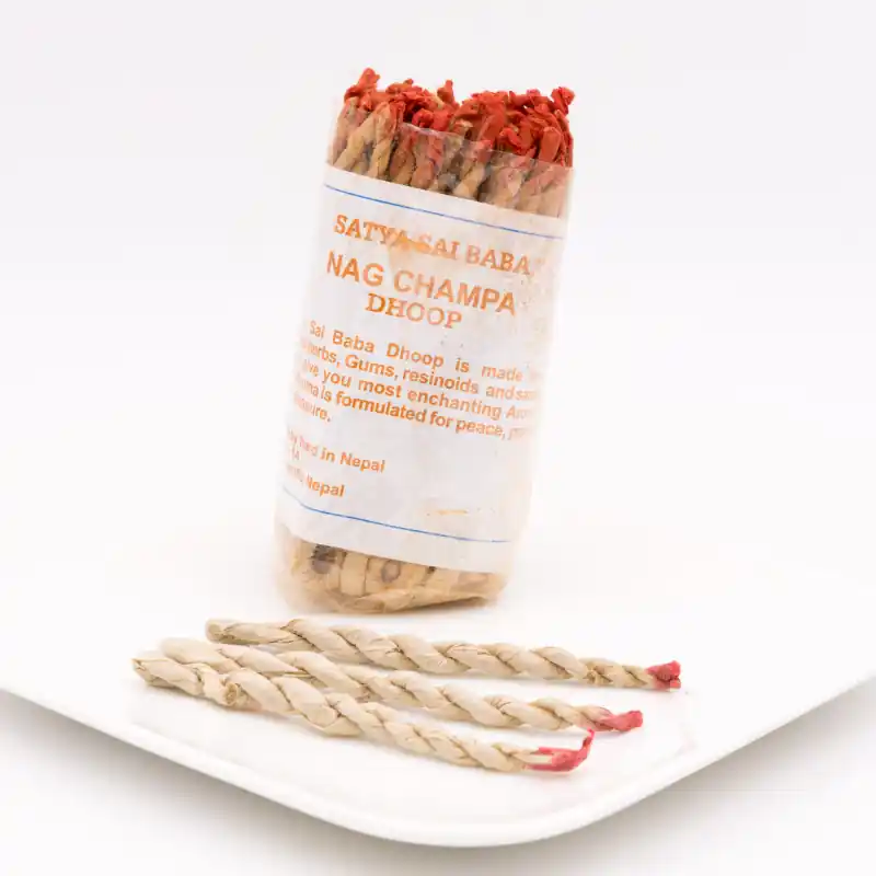 Encens Nag Champa Dhoop - 40 Cordelettes