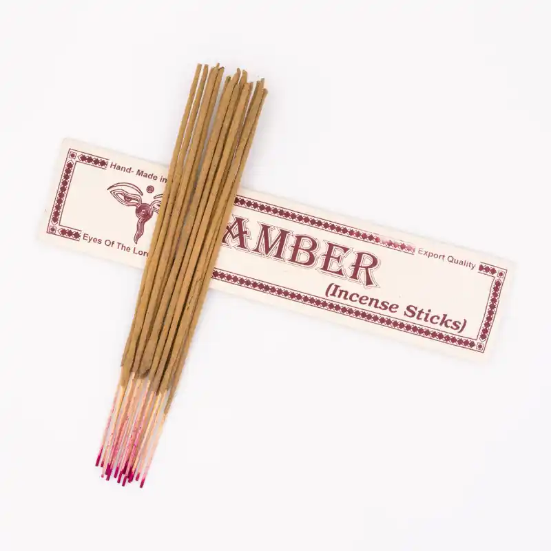 Encens ambre - 15 bâtonnets