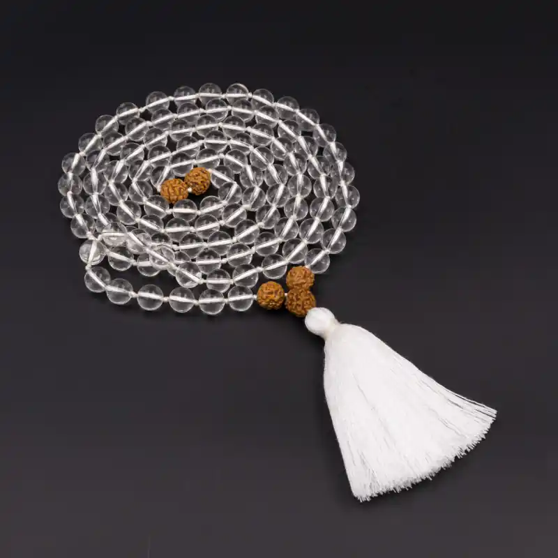 Mala cristal de roche