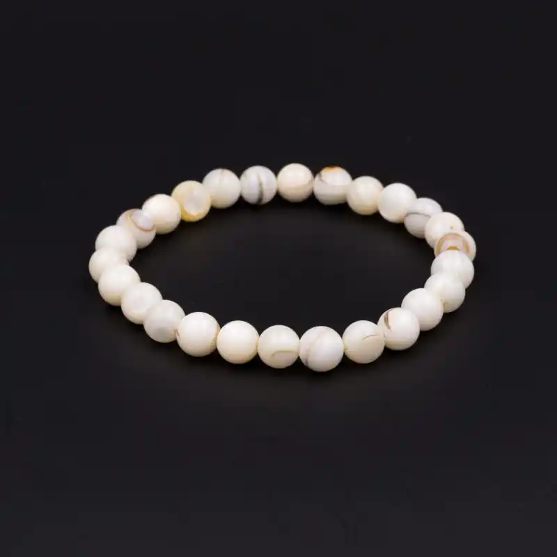 Bracelet coquillage blanc