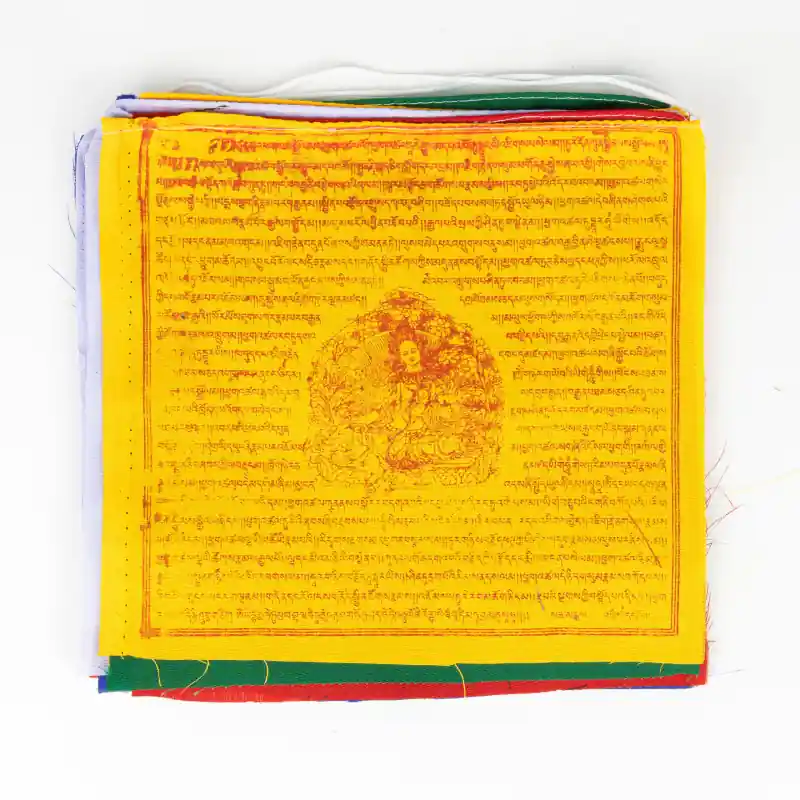 Banderole tibétaine - coton - 22x20 cm - 2,20 m