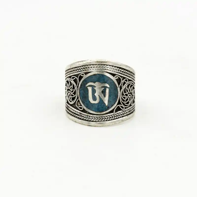 Bague OM tibétain