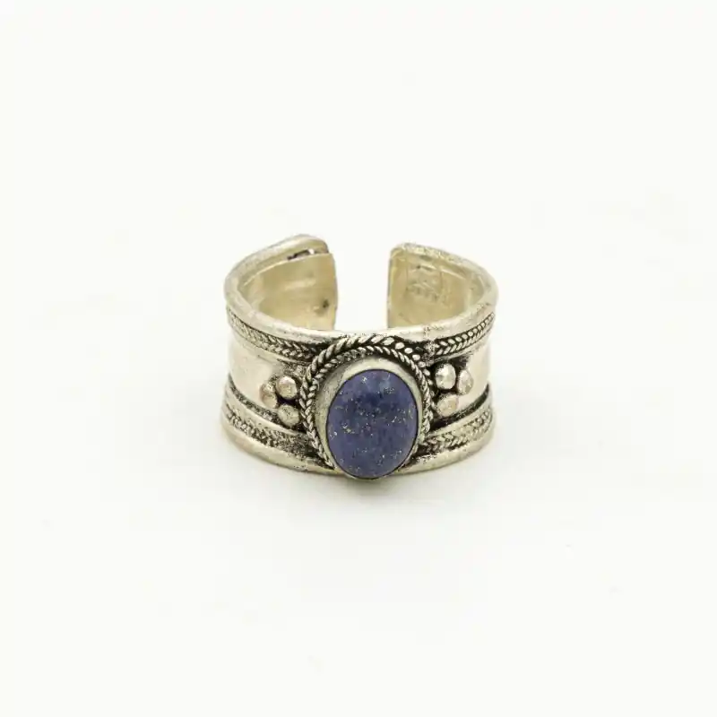 Bague avec lapis lazuli