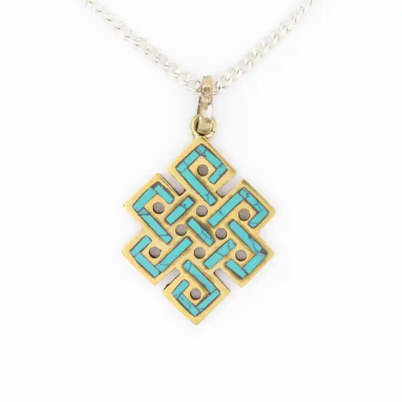 Pendentif noeud sans fin